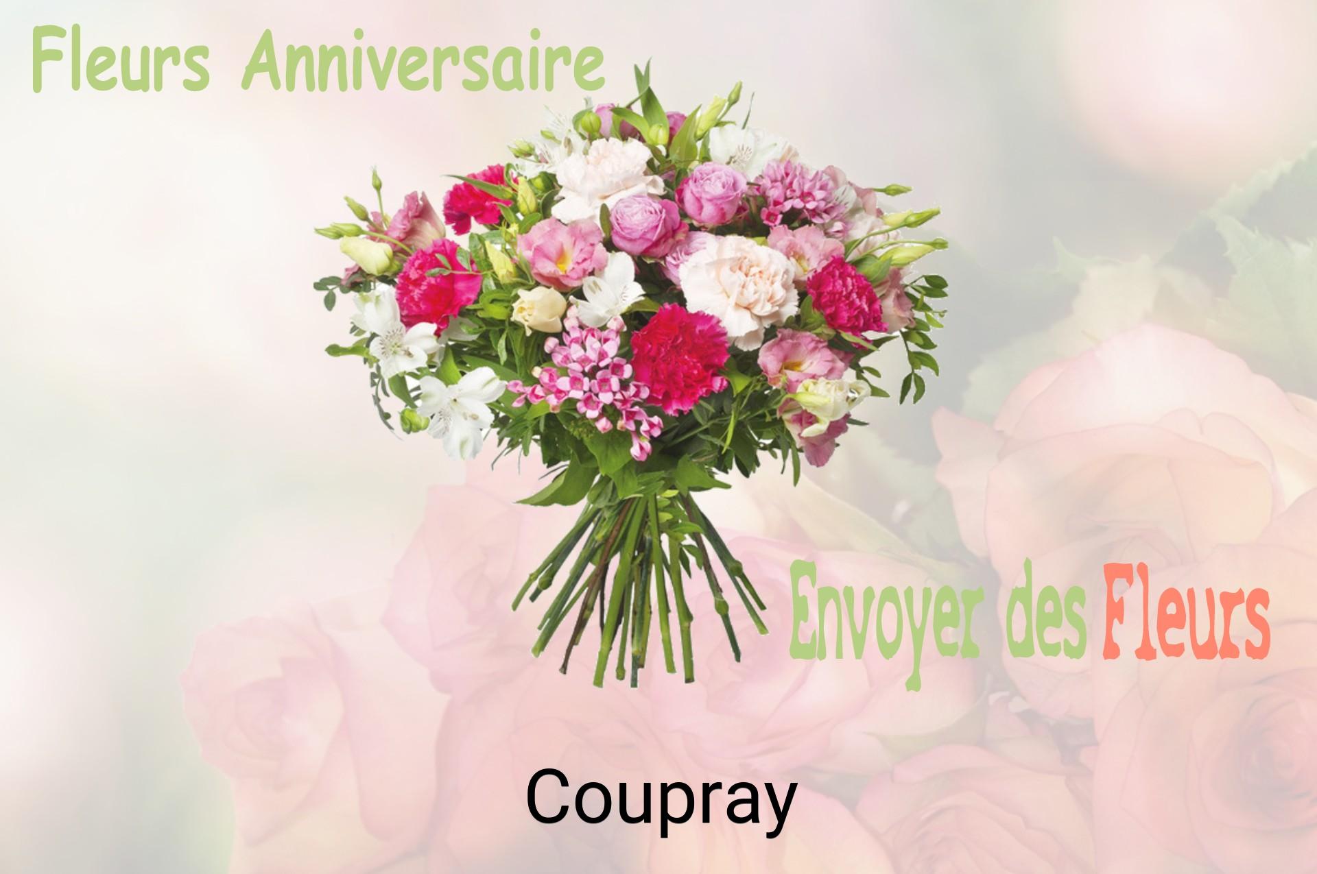 Bouquet de fleurs d’anniversaire livré à Coupray