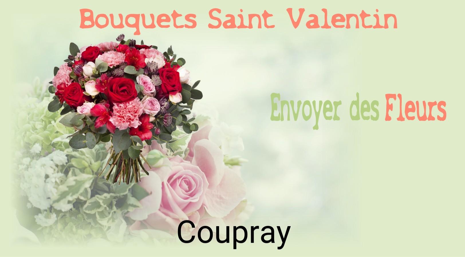 Roses de Saint-Valentin livrées à Coupray